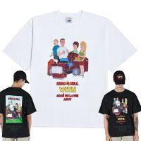 เสื้อยืดพิมพ์ลายแฟชั่นแท้100% ผลิตในเกาหลี [ ADLV X KING OF THE HILL] BACKYARD FAMILY