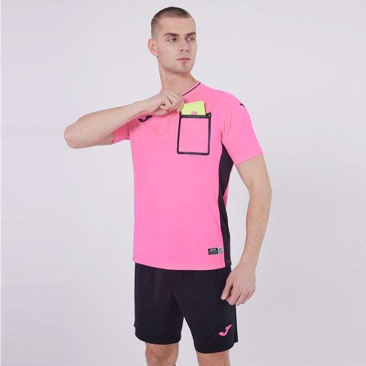 2023-high-quality-new-style-customizable-joma-football-referee-uniform-breathable-spring-and-summer-new-product-sweat-absorbing-customizable-game-training-referee-uniform