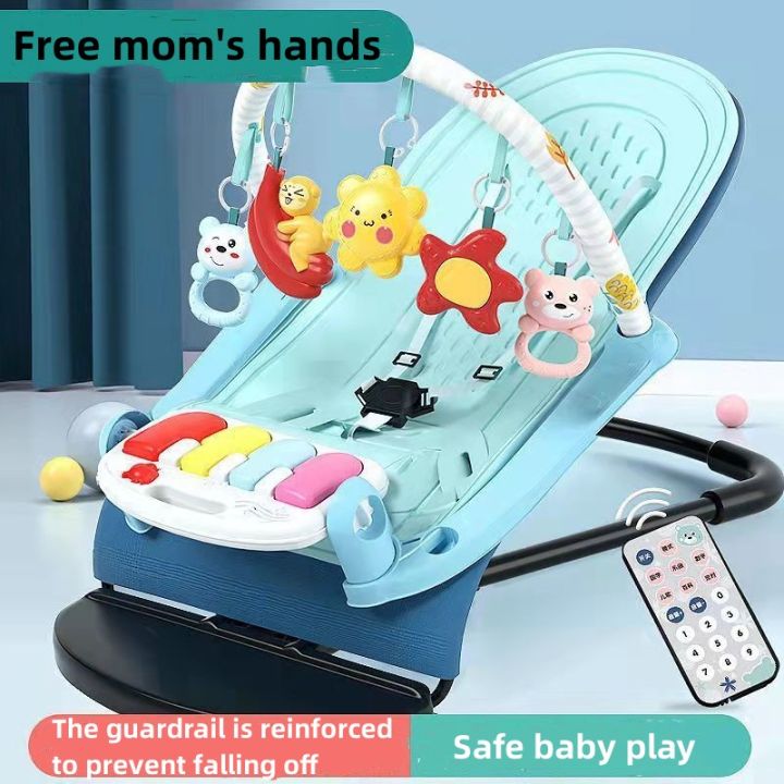 【baby rocking chair】New fashion coax baby artifact remote control baby