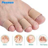 ◄ Pexmen 1/2/5Pcs Toe Cushion Tube Toe Sleeves Soft Gel Toe Protectors for Corns Blisters Calluses Toes and Fingers Foot Care Tool