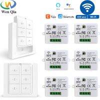 ◙✴▬ Tuya WiFi RF Smart Light Switch 433MHz 6 Gang Wireless Wall Panel Switch110V 220V Timing Receiver Work with Goole Home/Alexa