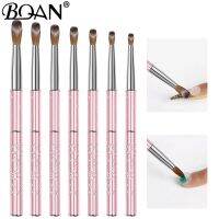 BQAN Kolinsky Acrylic Nail Brush Set 3D Pure Handmade Nail Brushes For Acrylic Application Professional Nail Art Brush #2-#18 Artist Brushes Tools