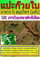 FDPD แปะก๊วยใบ น้ำหนักประมาณ 50กรัม