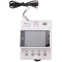 AT4PTW WIFI Tuya Din Rail Digital Thermostat Incubator Temperature Controller with Timer Switch AC220V 100A for Heating