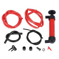 Multi- Siphon Transfer Pump Kit with Tube Fluid Fuel Extractor Suction Tool for Oil Gasoline Water Liquids Air