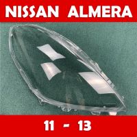 For NISSAN ALMERA 11-13 HEADLAMP COVER HEADLAMP LENS HEADLAMP COVER HEADLIGHT COVER ฝาครอบไฟหน้า / ฝาครอบไฟหน้าตรงรุ่น สำหรับ / ฝาครอบไฟหน้าสําหรับ ฝาครอบเลนส์ไฟหน้า