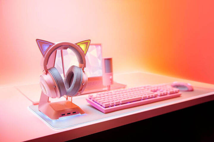 razer-kraken-kitty-rgb-usb-gaming-headset-thx-7-1-spatial-surround-sound-chroma-rgb-lighting-retractable-active-noise-cancelling-mic-lightweight-aluminum-frame-for-pc-quartz-pink