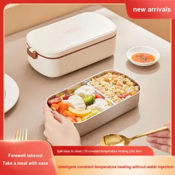 USB Portable Food Warmer Insulated Lunch Containers Cute Lunch