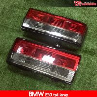 ?โปรส่งฟรี? ไฟท้าย BMW E30 1988 1989 1990 สีดำแดง โฉมไฟท้าย 3 ชั้น สินค้าราคาพิเศษ