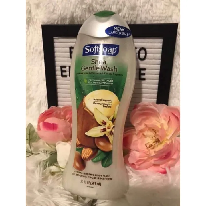 Softsoap Shea Gentle Wash With real shea butter extract & cocoa