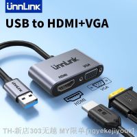 ∈☄✖ Unnlink USB to HDMI VGA Adapter Converter Cable External Graphics Card 1080P 60Hz For TV PC Projector Laptop Phone Computer