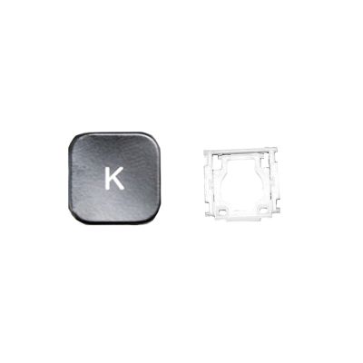 เปลี่ยน Keycap Key Cap &amp; Scissor Clips &amp; บานพับสำหรับ Logitech K800 Keys คีย์คีย์บอร์ด &amp; คลิปอุปกรณ์เสริมแป้นพิมพ์สีเทา