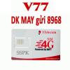 Freeship - chưa kích hoạt. sim 4g may v77 itelecom - ảnh sản phẩm 1