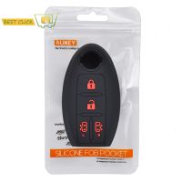 ซิลิโคนกรณีกุญแจรถสำหรับนิสสันเควส Elgrand NV200 Evalia Serena MPV ปก Keyless ระยะไกล Fob เชลล์