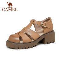 Cameljeans Roman Sandals Womens Summer New Pig Cage Shoes Thick Bottom Comfortable Casual Baotou Sandals DXZ