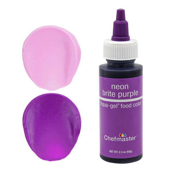 สีเจล Chefmaster Color Neon Purple - Gel 2.3oz/5713
