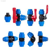 ㍿✓ 20/25/32/40/50mm PVC PE Tube Tap Water Splitter Plastic Quick Valve Connector Garden Agriculture Irrigation Water Pipe Fittings