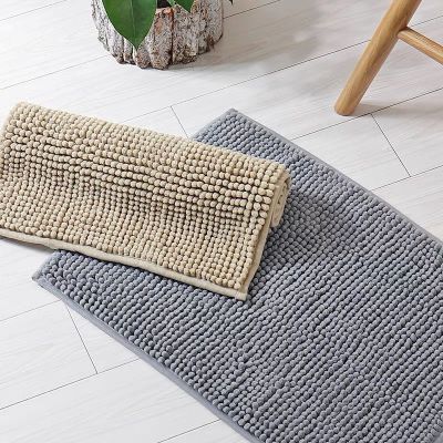 พรมเช็ดเท้า Rectangular Door Mat พรมเช็ดเท้าหนอนสั้นเนื้อเต็ม ซักเครื่อง รุ่นนี้ซับน้ำดีมาก เนื้อนิ่ม นุ่น เช็ดแล้วสบายเท้า ขนาด 40x60cm พรมตกแต่งบ้าน พรมเช็ดเท้ากันลื่นอย่างดี Door Mat พรมเช็ดเท้ากันลื่น