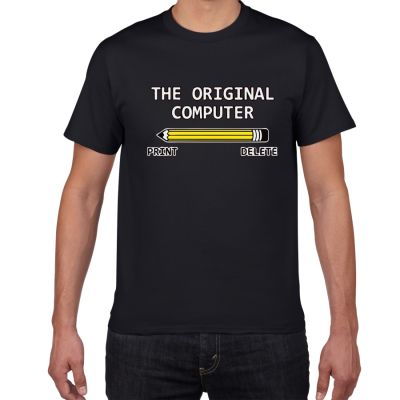 The Original Computer Geek Nerd Tee Sarcastic Adult Humor Very Funny T Shirt Men Geek Cotton Tshirt Men Loose 100%