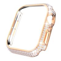 Diamonds Protector cover for Apple watch case 40mm 44mm fashion covers for iWatch Series se 6 5 4 3 2 1 38mm 42mm Accessories