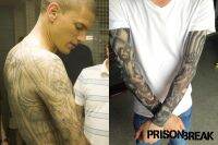 !พร้อมส่งในไทย ปลอกแขนสวมกันแสงแดด UV ลายรอยสัก จากซีรีย์ PRISON BREAK แผนลับแหกคุกนรก ไมเคิล สกอฟิลด์ Angel &amp; Demon