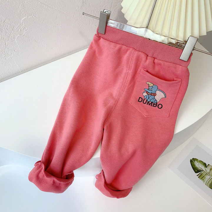 baolongxin-กางเกงเด็ก-กางเกงกีฬาแฟชั่นเด็กลายการ์ตูนน่ารักกางเกงหนา