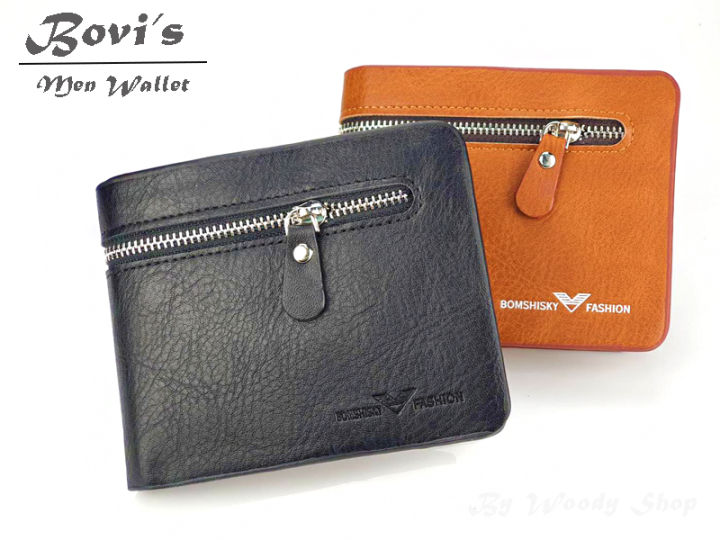 กระเป๋าสตางค์-กระเป๋าผู้ชาย-หนังนิ่มช่องใส่เยอะ-bovis-wallet-bag-ส่งทันที