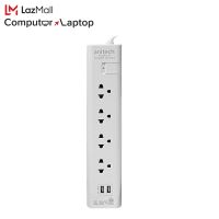 Anitech  H5154-WH Power Strip/ 4 Socket/ 4 Switch/2Usb/ 5M./White ( H5154-WH )