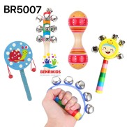 Đồ play wooden dice rattles for baby