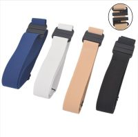 【CW】 New Unisex Buckle-Free Elastic Belt For Jeans Pants Dress Stretch Waist Women Men No Buckle Without free Belts H111