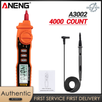 ANENG A3002ปากกามัลติมิเตอร์4000นับเครื่องมัลติมิเตอร์แบบดิจิตอล Non-Contact Handheld Tester AC/DC แรงดันไฟฟ้า/Diode/Continuity การทดสอบเครื่องมือ Backlight ไฟฉาย