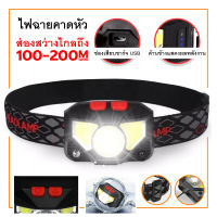 ไฟฉายคาดหัว ไฟฉาย กรีดยาง ส่องสัตว์ จับกบ จับแมลง หาปลา ตกปลา ไฟฉายคาดหัว LED 1ดวง แรงสูง สปอตไลท์ ทนทาน