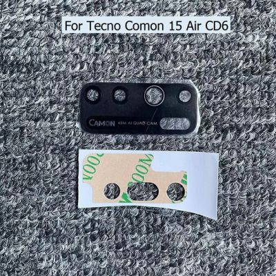 【✆New✆】 nang20403736363 สติกเกอร์กาวสำหรับ Camon 15เลนส์กระจกกล้องถ่ายรูปด้านหลังแบบแอร์สำหรับ Tecno Camon 15