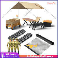 เครื่องประดับตั้งแคมป์จำลอง MN-85K แบบกันสาดด้านข้างเต็นท์ตั้งแคมป์ทรายบันไดโต๊ะเก้าอี้ตกแต่งเข้ากันได้กับรถ RC 1/12เดือน MN98 D90 MN99S MN86 MN78 MN128
