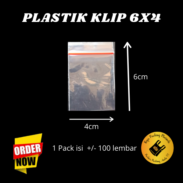 Raja Packing Plastik Klip Ziplock Zippack Uk 4x6 Isi 2 Pack 100 Lembar Plastik Obat Promo 9559