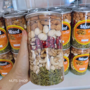 Granola mix 6 loại hạt không yến mạch Hạnh nhân, Macca, Óc chó đỏ, Óc chó