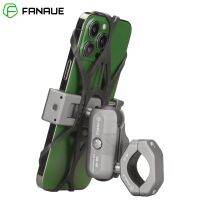 FANAUE Bike Phone Holder 360° View Universal Motorcycle Motorbike for 4.7-7 inch Mobile Stand Shockproof Bracket Clip