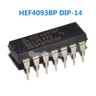 5ชิ้น HEF4093BP DIP-14 HEF4093 4093BP DIP14ชิปวงจรรวมทริกเกอร์ใหม่ดั้งเดิม