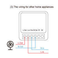 โมดูลสวิตช์แบบ WiFi AC100สวิตช์แบบ WiFi ขนาดเล็ก-240V ปราศจากสัญญาณรบกวน16A สำหรับบ้าน