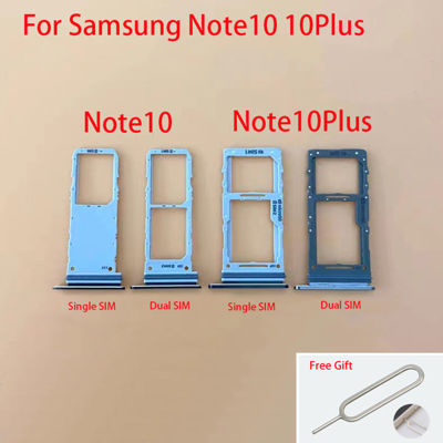 ถาดใส่ซิมการ์ดขาตั้งโทรศัพท์ซัมซุง Galaxy Note 10 Plus N975 N970 Note10 10 Plus อะแดปเตอร์ซิมการ์ดกับไมโครการ์ด SD ผู้ถือถาดสล็อตอะไหล่อะแดปเตอร์8เรทติ้ง