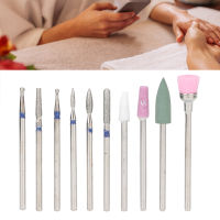 10pcs Nail เจาะ Bits น้ำยาล้างผิวที่ตายแล้ว Nail Nail Art Grinding Head File Set