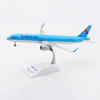 1:200 Scale Diecast โลหะผสมโลหะ A321 A321NEO HL8505เกาหลี AIR Airlines เครื่องบินเครื่องบินรุ่นของเล่น Landing Gears ของเล่น