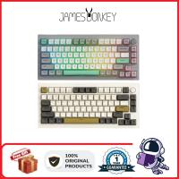 ┅﹍☁ James Donkey A3 คีย์บอร์ดไร้สาย บลูทูธ 2.4 มีสาย RGB สามโหมด 75 พร้อมปลั๊กไฟ