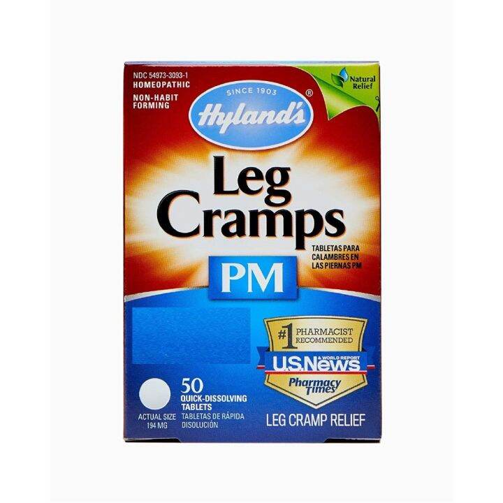 Hyland's Homeopathic Leg Cramps PM & Foot Cramps, 50 Tablets Lazada PH