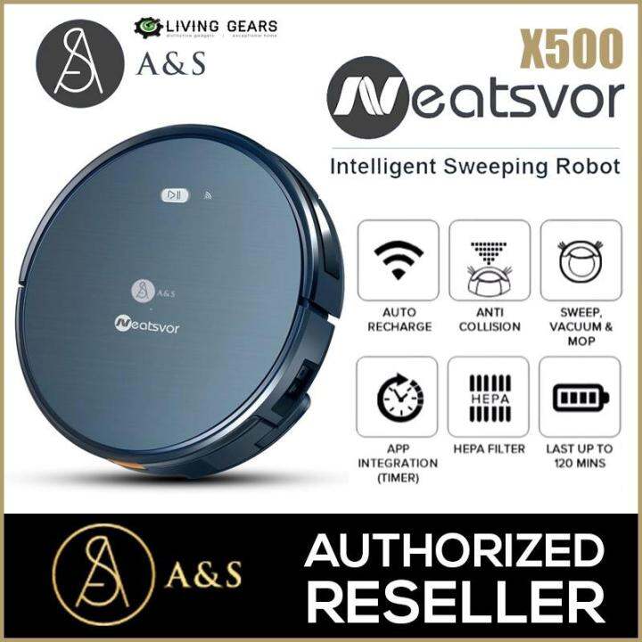 Original A&S by Neatsvor X500 Robotic Vacuum Dust Mite Cleaner with
