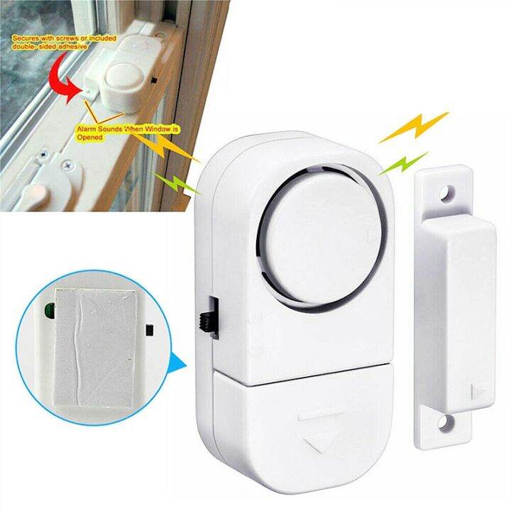 Super Loud Wireless Sensor Window Door Entry Alarm Self