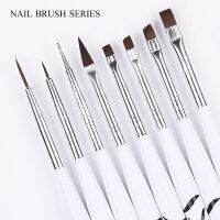 New Nail Brush Set Nail Art Acrylic Liquid Powder French Stripes Lines Liner Painting Design Brush Dotting Picking Pen Tool Artist Brushes Tools