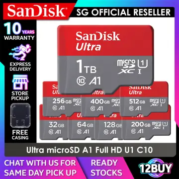 MicroSD Card SDHC SDXC & Full Size Adapter 32GB 64GB 128GB 200GB