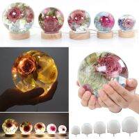 120mm 3D Sphere Ball Silicone Mold Dry Flower Art Round Clear Mould Epoxy Resin Craft Supplies One-piece Spherical Soft Mould