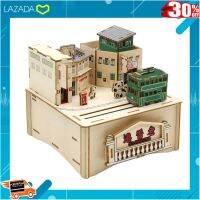 .ของเล่น ถูก ตัวต่อ โมเดล. JIGZLE 3D PLYWOOD PUZZLE - COLOR MUSICAL BOX :: Old Street and Alleys Musical Box [ของเล่น,โมเดล,ของเล่นเด็ก,ฟิกเกอร์] .สินค้าเกรดพรีเมี่ยม คุณภาพดี.